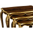 Nesting tables with gilt carved detailling