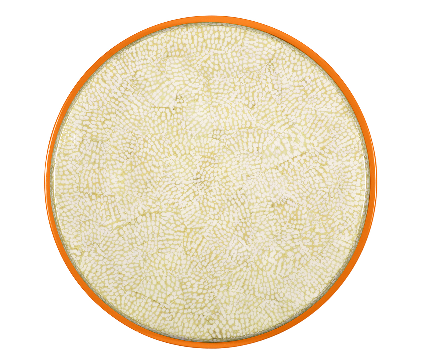 Persimmon Side Table with Reversible Top