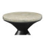 Round Charcoal & Eggshell Wine Table