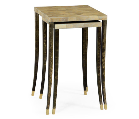 Natural Brick Eggshell Nesting Tables