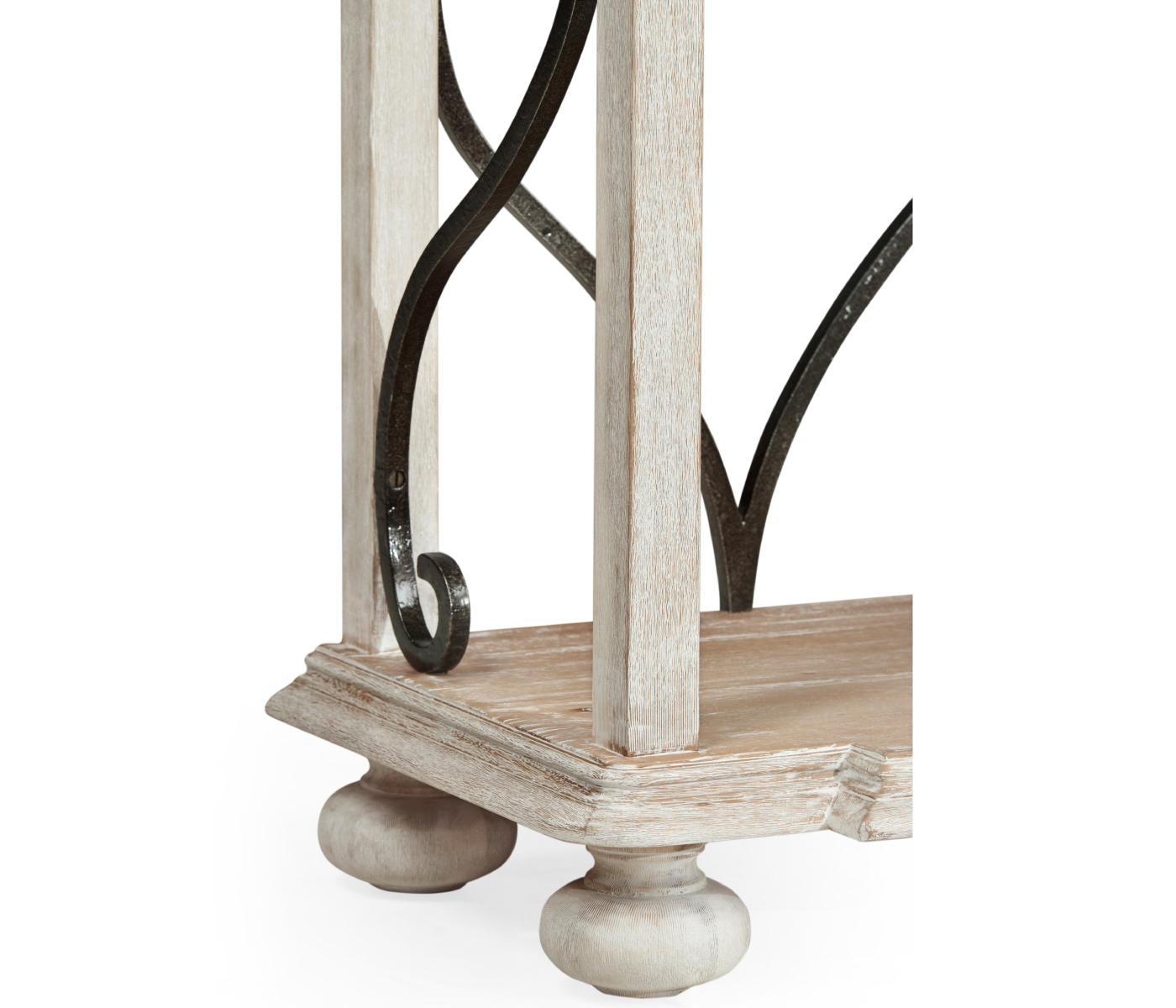 Two-Tier Étagère in Limed Acacia