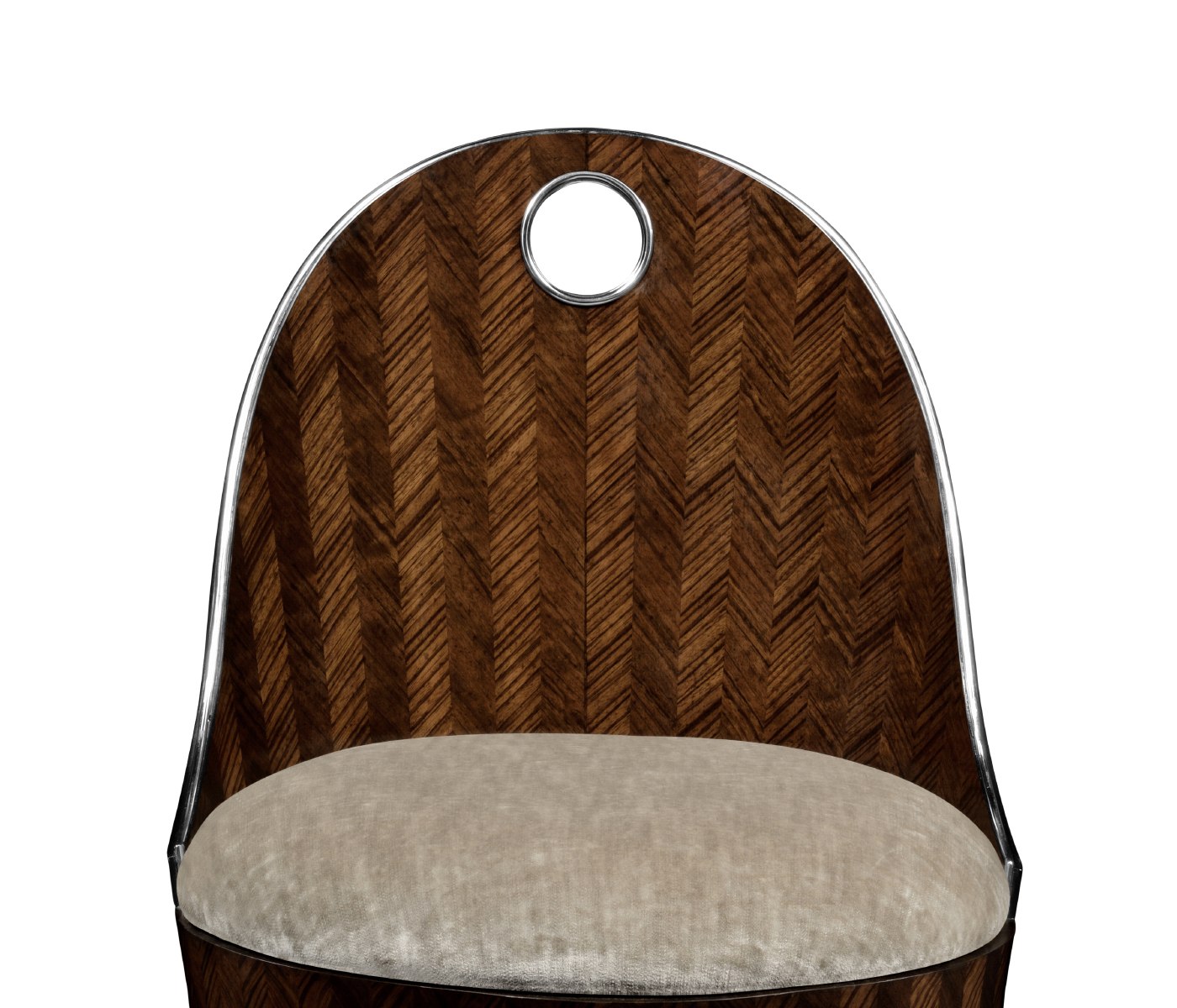Icarus Feather Inlay Dressing Chair