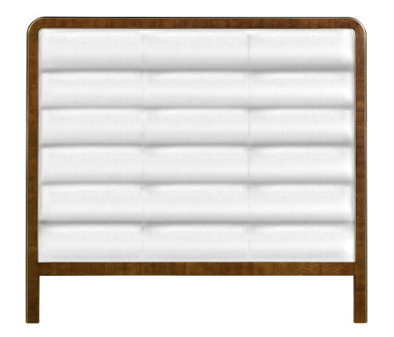 US King Queen headboard upholstered in Custom fabric