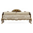 Bedroom Bench with Gilded Carving