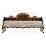Bedroom Bench with Gilded Carving