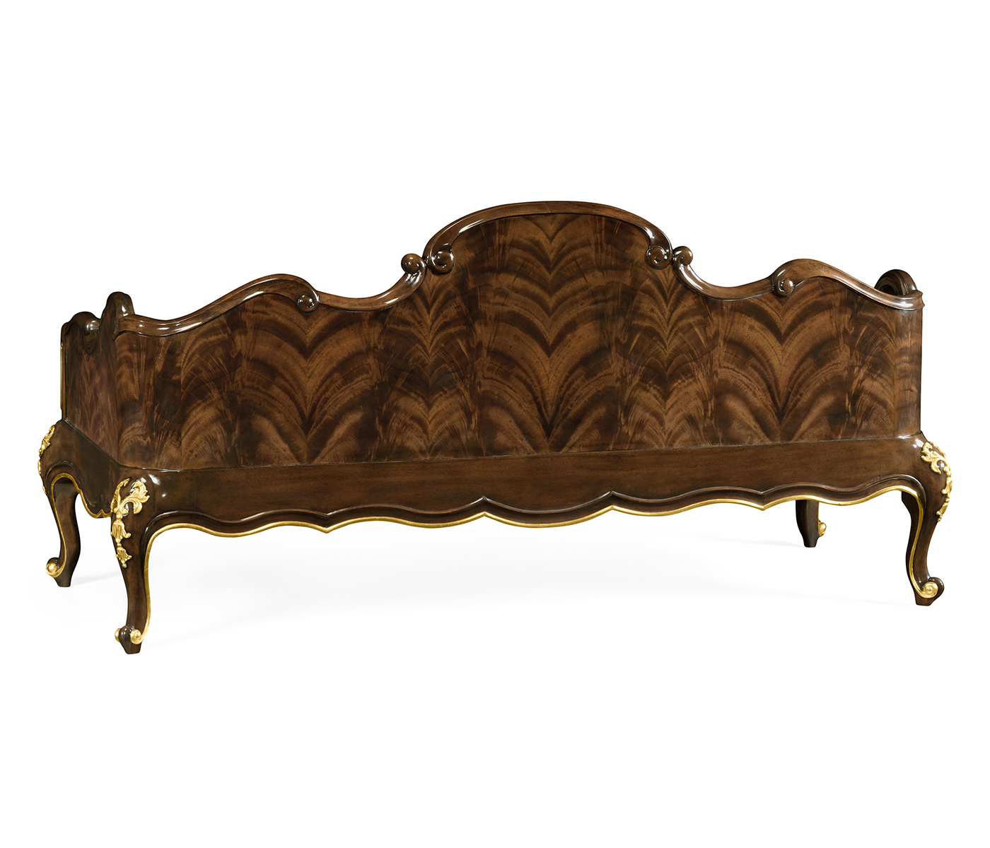 Bedroom Bench with Gilded Carving