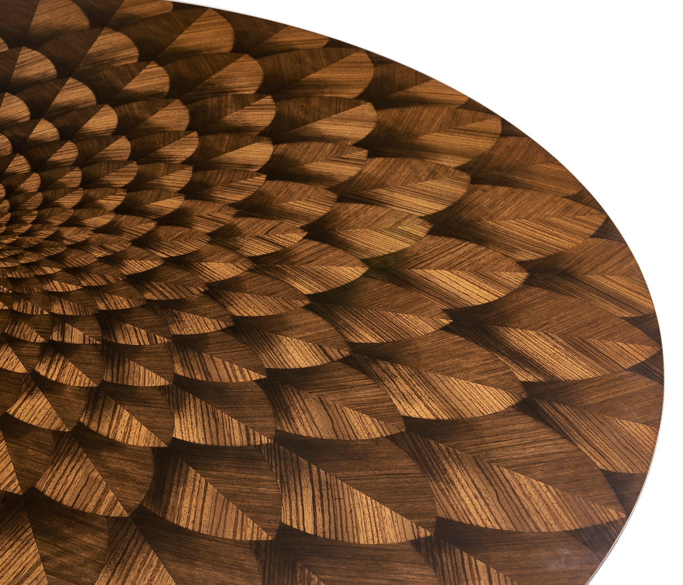 Feather Inlay Coffee Table