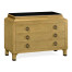 Natural Oak Chest of Drawers with Marble Top