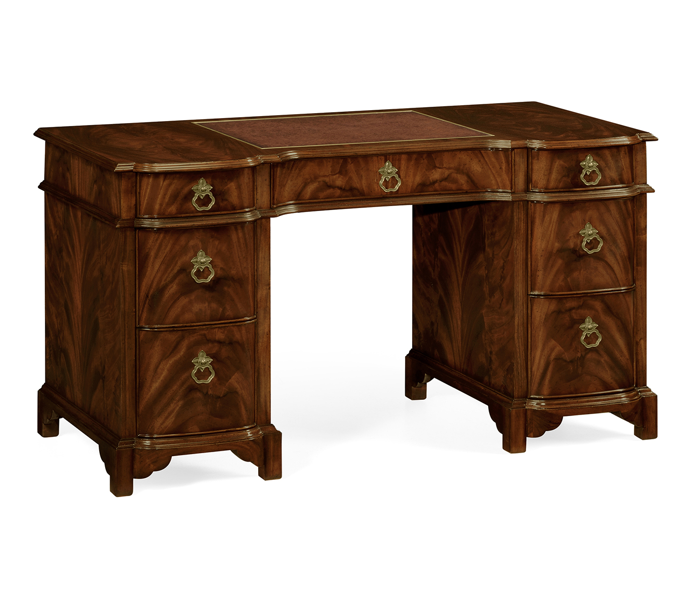 Federal Style Mahogany Kneehole Desk