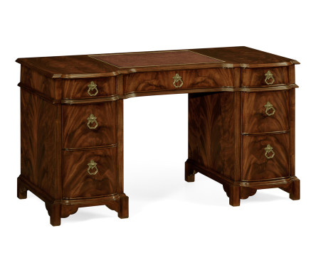 Federal Style Mahogany Kneehole Desk