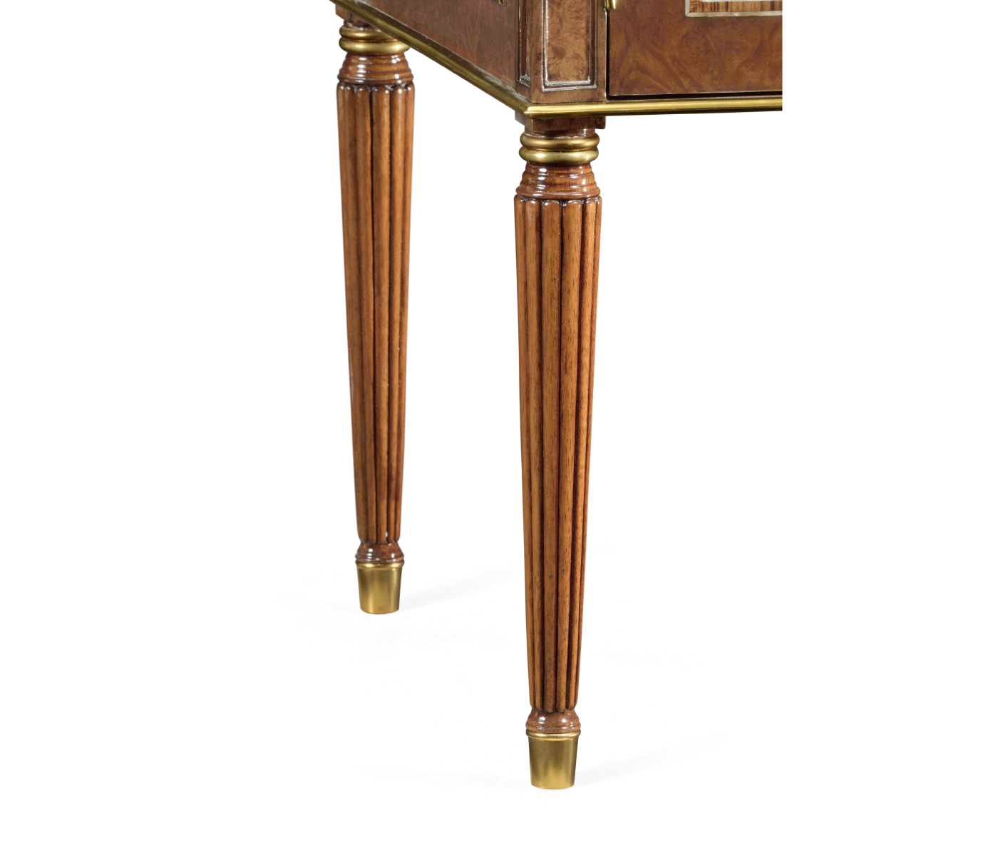 Pair of Burl & Mother of Pearl Bedside Cabinets