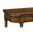 Brown mahogany lift top console table