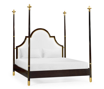 Four Poster Ebonised & Gilded Cali King Bed