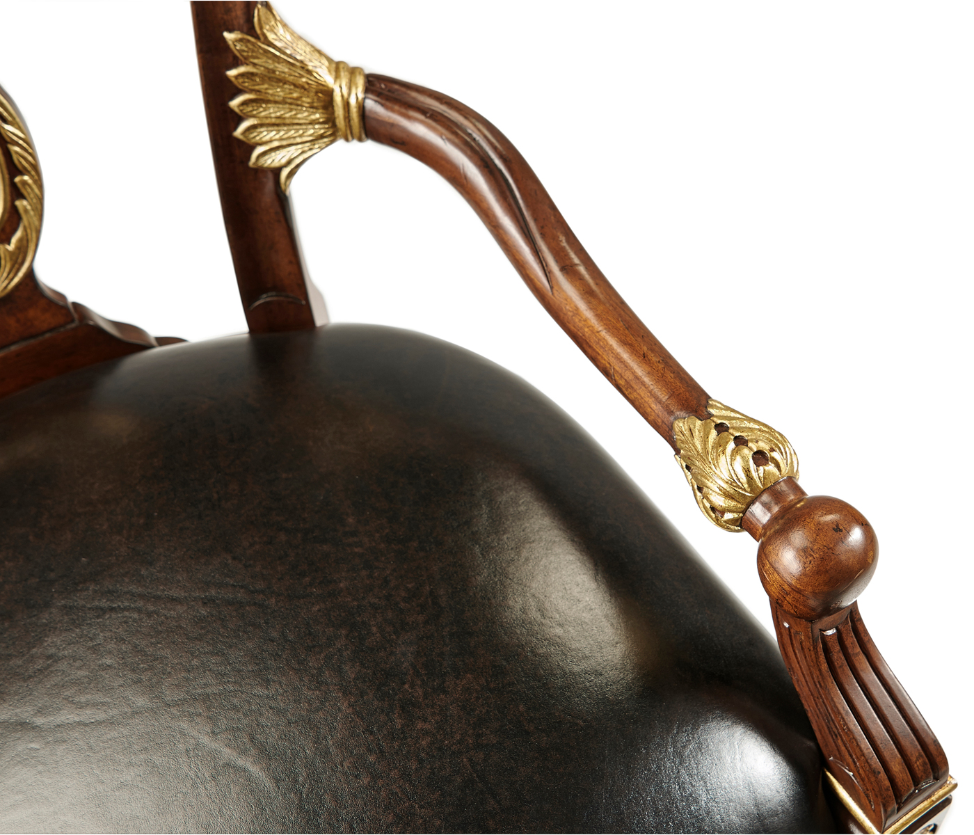 Buckingham Lyre Back Arm Bar Stool