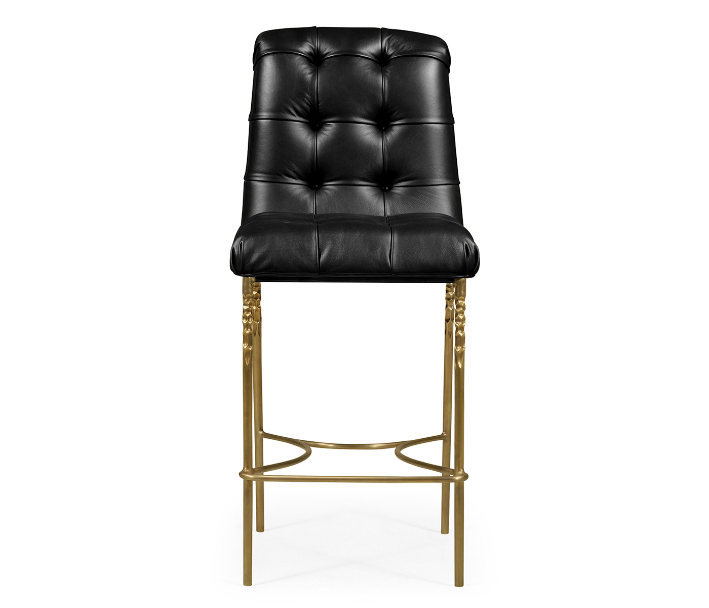 Contemporary Crotch Walnut Bar Stool