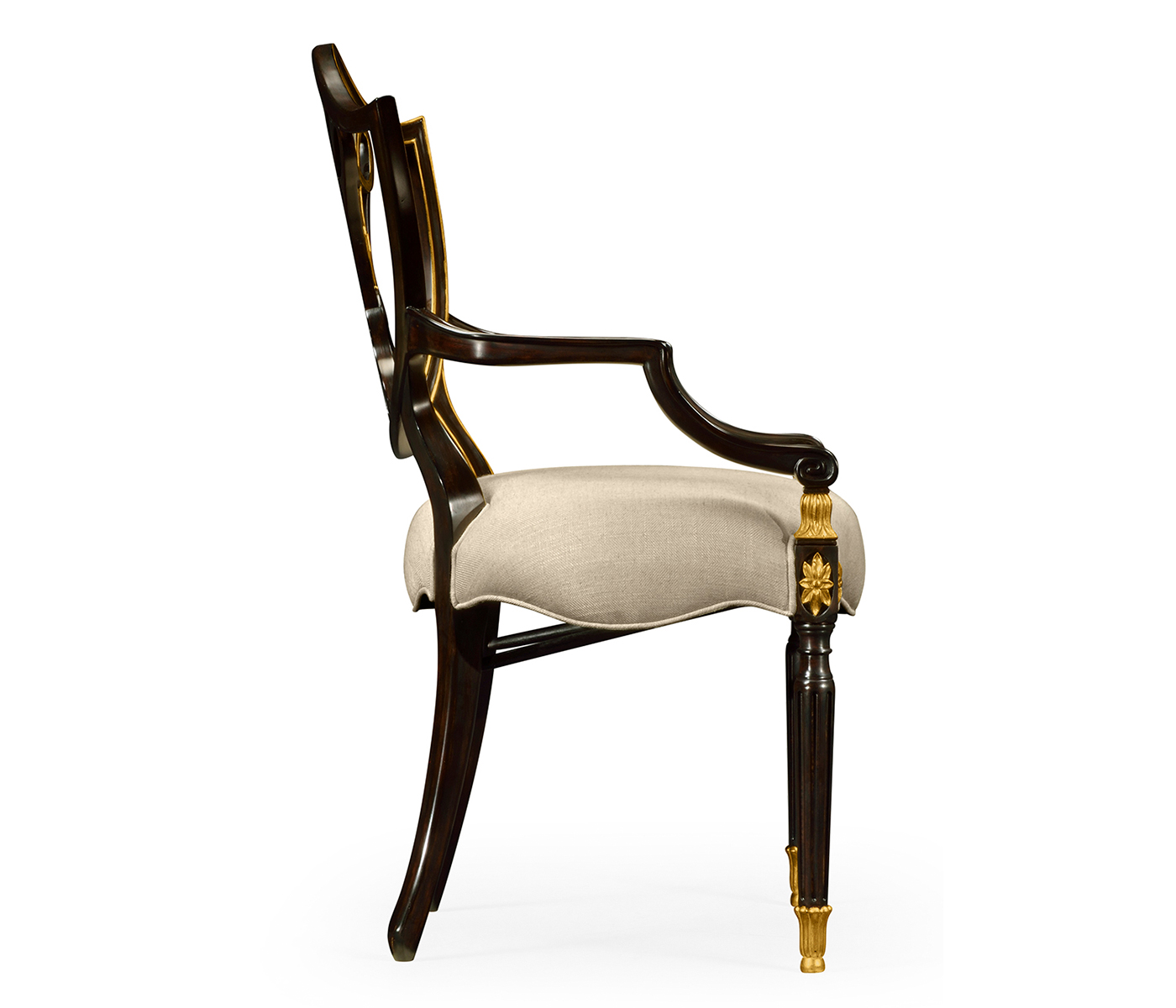 Kensington Shield Back Arm Chair