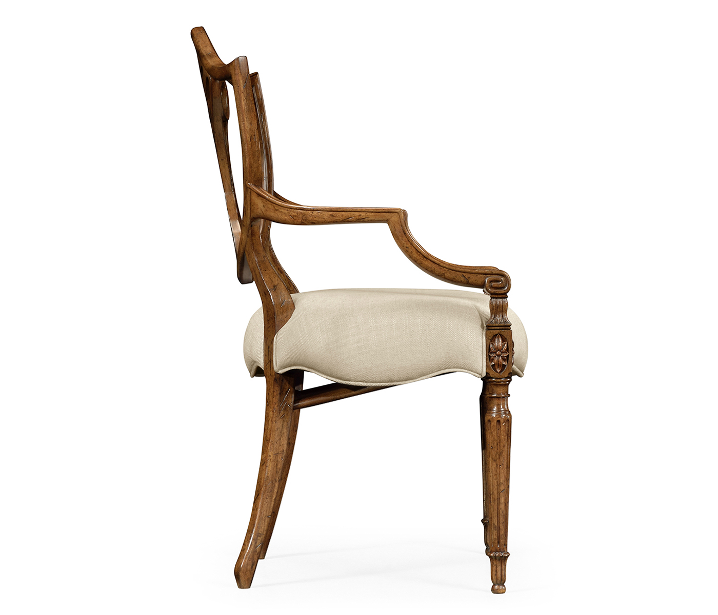 Brompton Shield Back Arm Chair