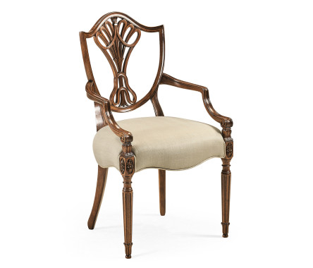 Buckingham Shield Back Arm Chair