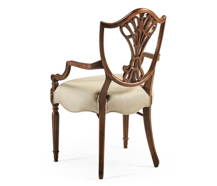 Buckingham Shield Back Arm Chair