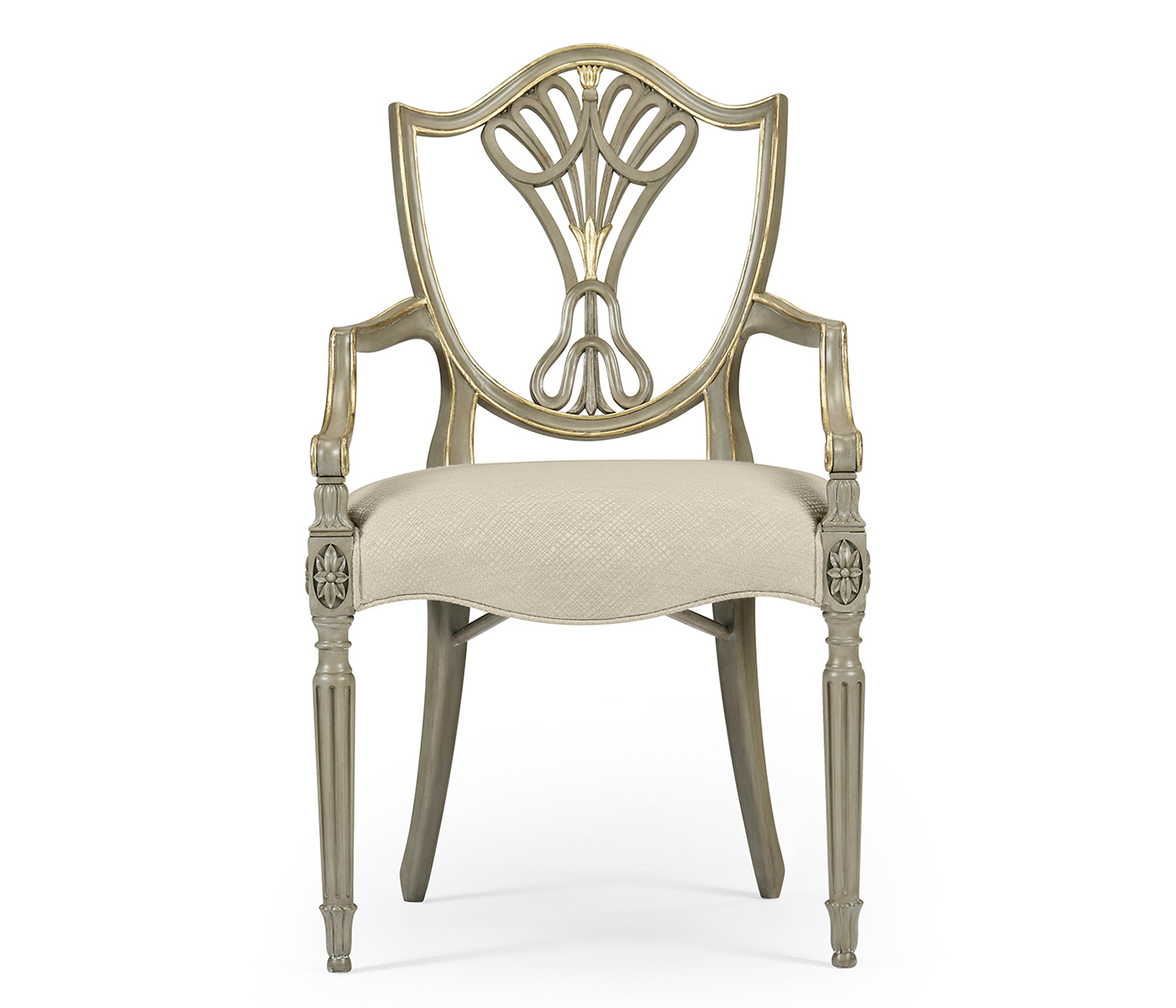 Buckingham Shield Back Arm Chair