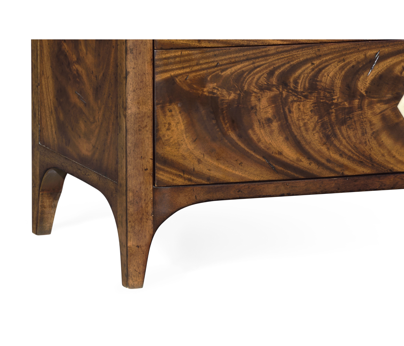 Brompton Small Brown Mahogany Chest of Drawers