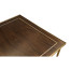 Rectangular Dark Santos & Brass Coffee Table