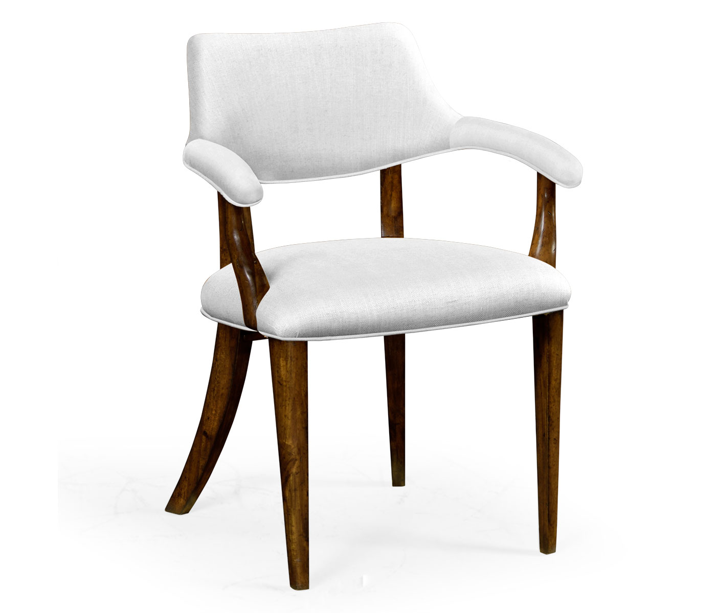 Walnut Library Arm Chair