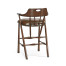 Smokers Style Dark Oak Bar Stool