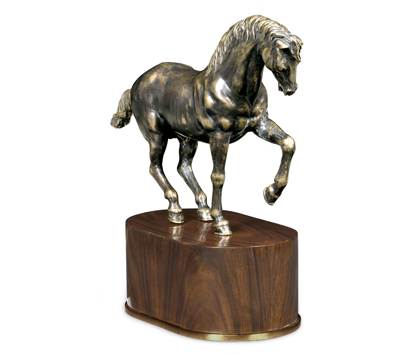 Antique Dark Bronze Horse