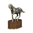 Antique Dark Bronze Horse