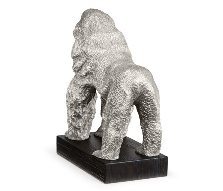 Antique Stainless Steel King Kong Statue
