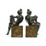 Set of Antique Dark Bronze Nude Girl Bookends