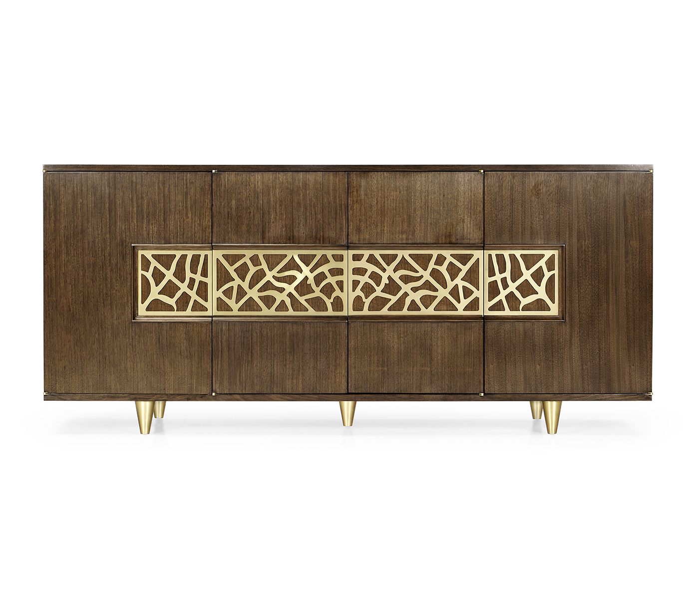Berkley Walnut & Brass Sideboard