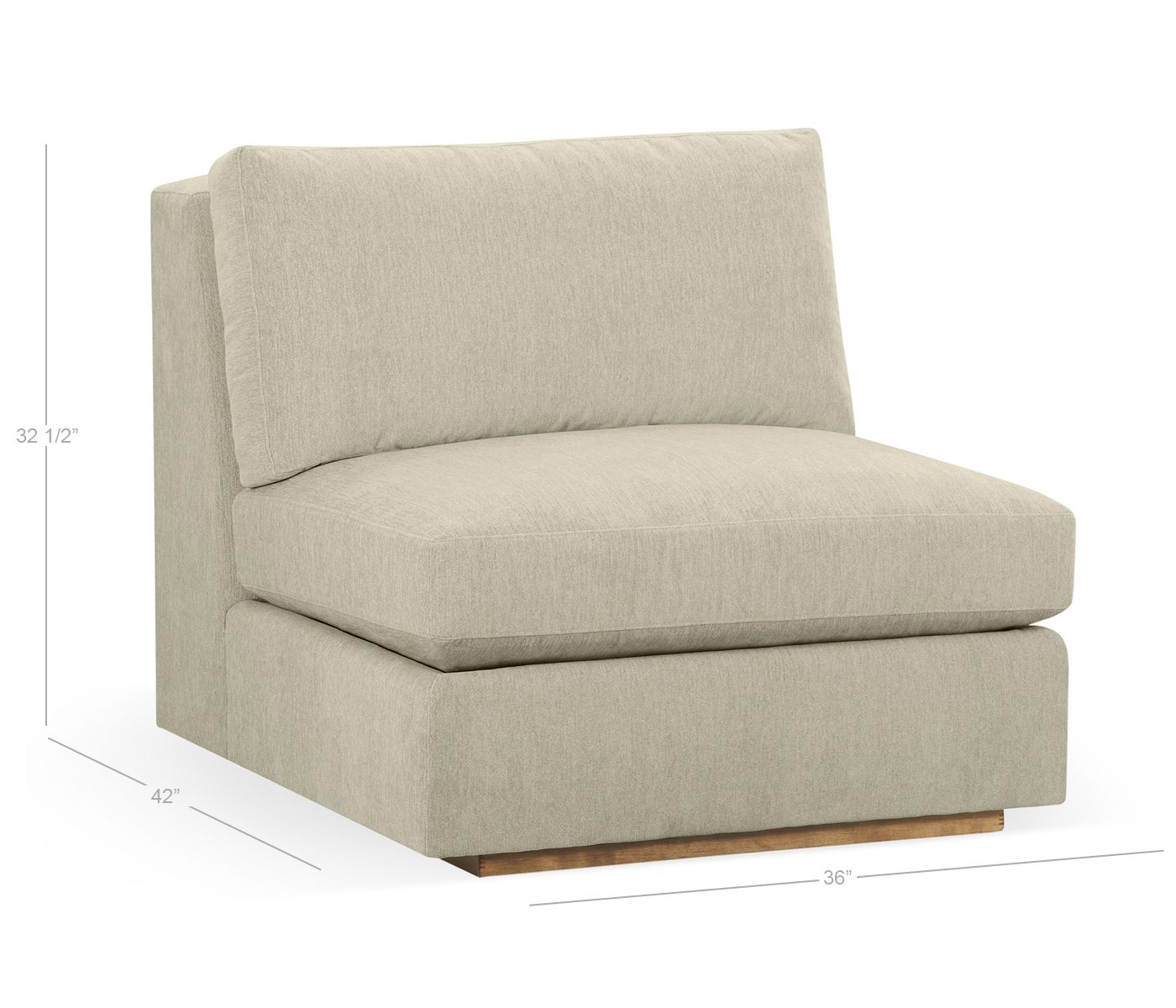 Hamilton Armless Sectional