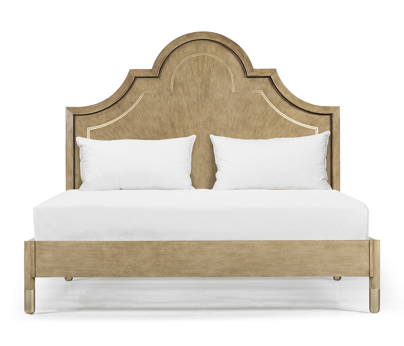 Buckingham Bleached Walnut UK King Bed