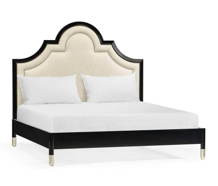 Madison Piano Black US King Bed