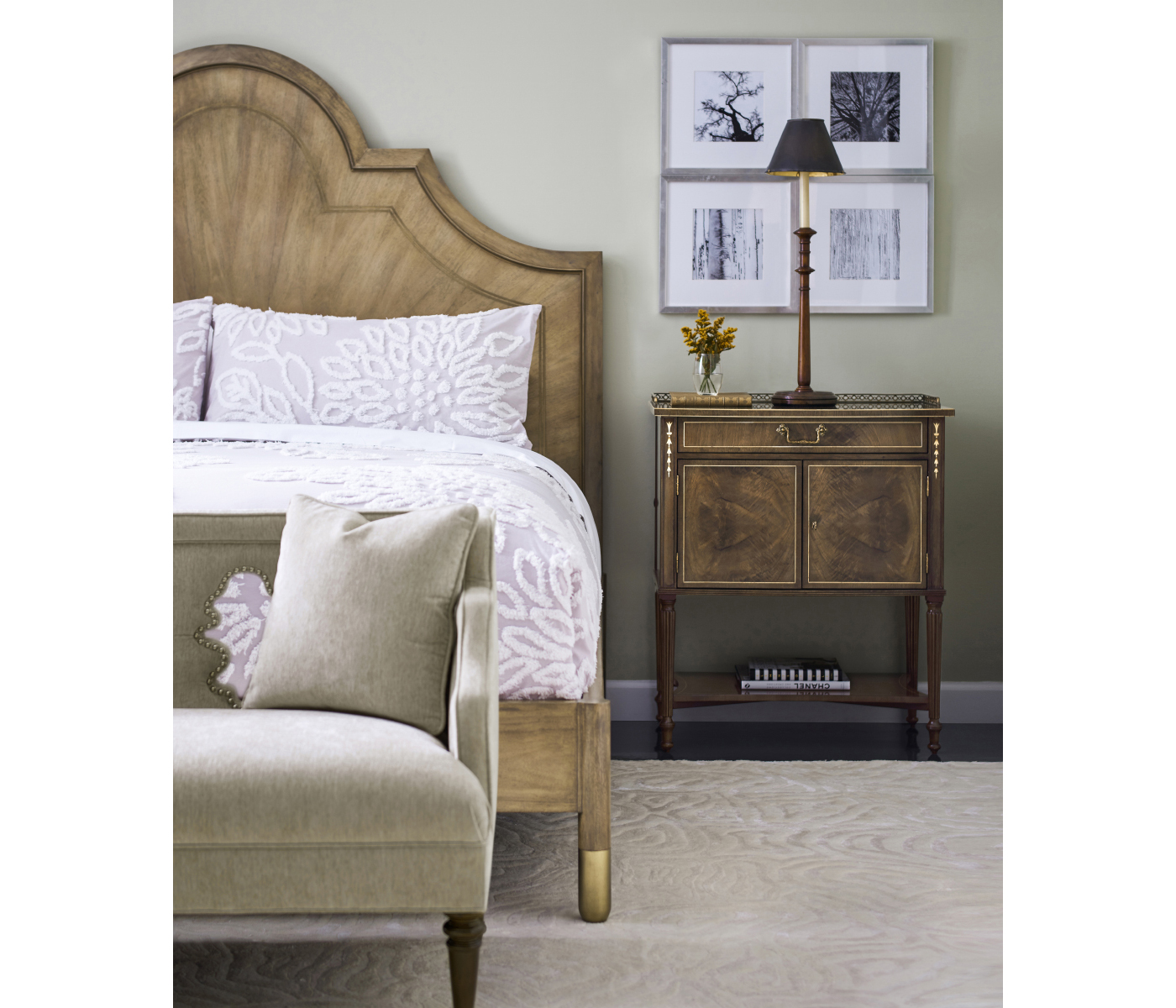 Madison Piano Black US Queen Bed