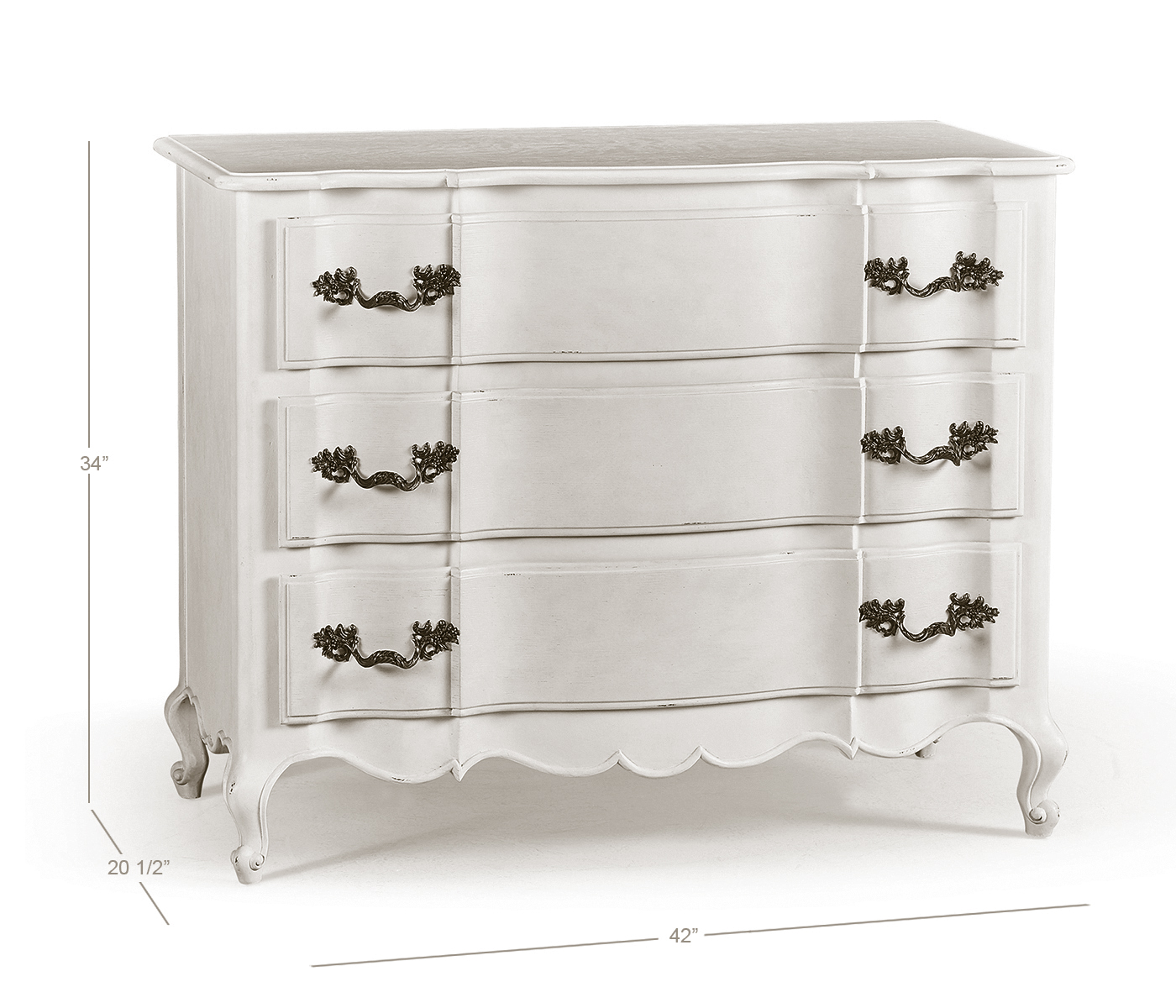 Ephemeris French Drawer Chest - Antique White