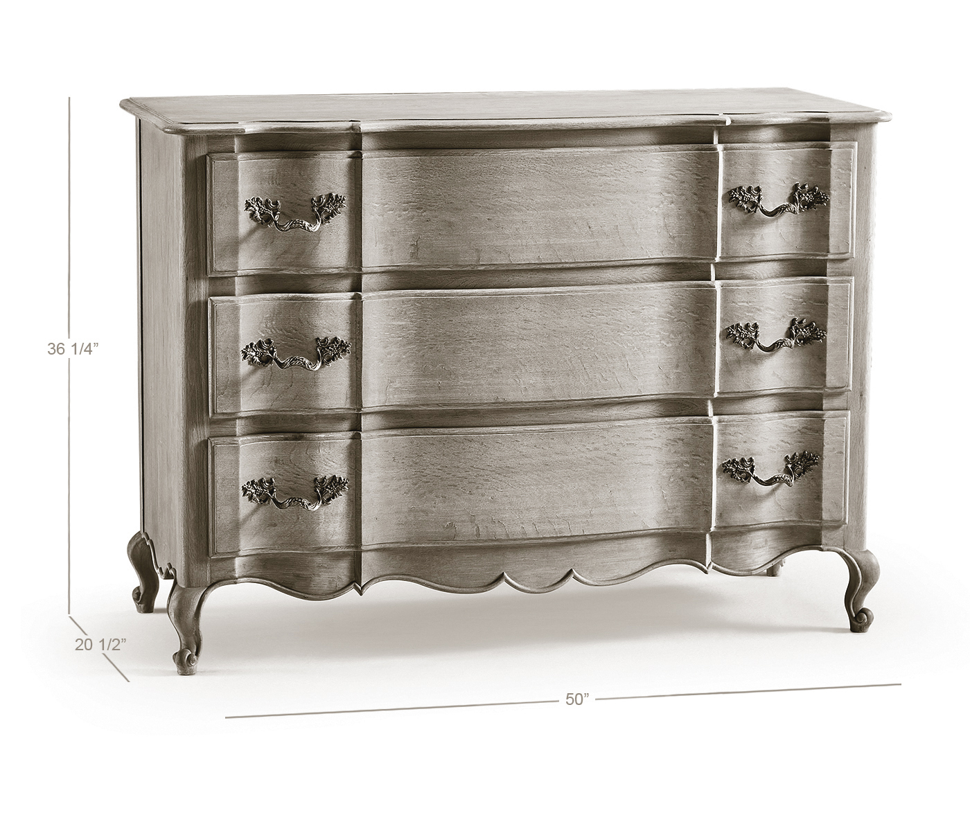 Ephemeris French Drawer Chest - Stripped Oak