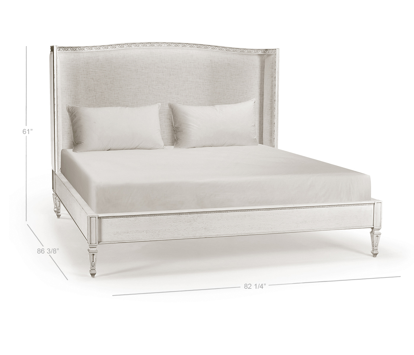 Antisolar Upholstered Shelter King Bed