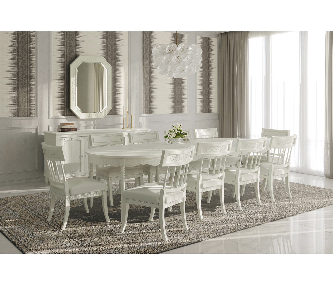 Altocumulus Klismos Side Chair