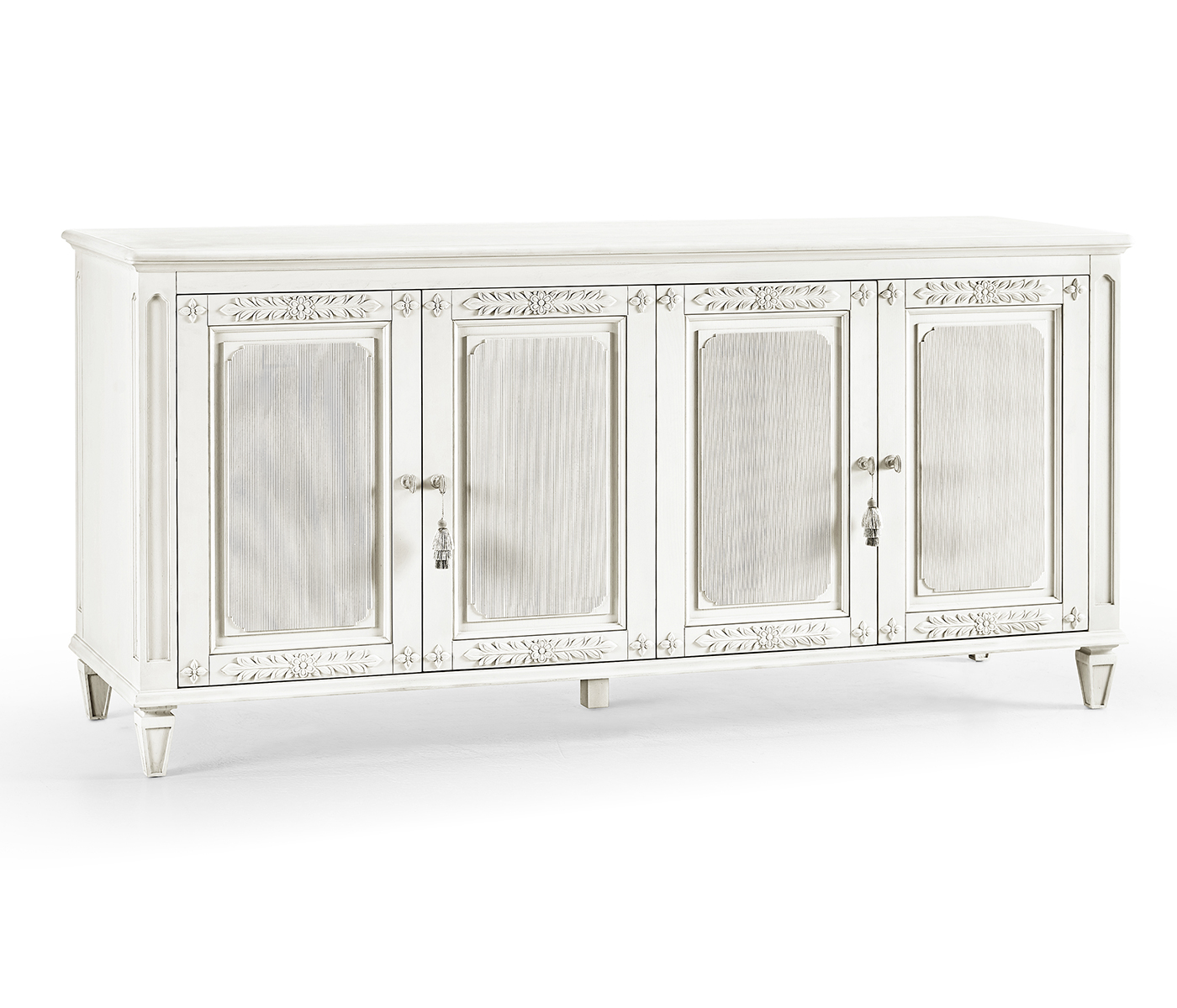 White Crepuscular Credenza