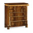 Mahogany biedermeier high chest