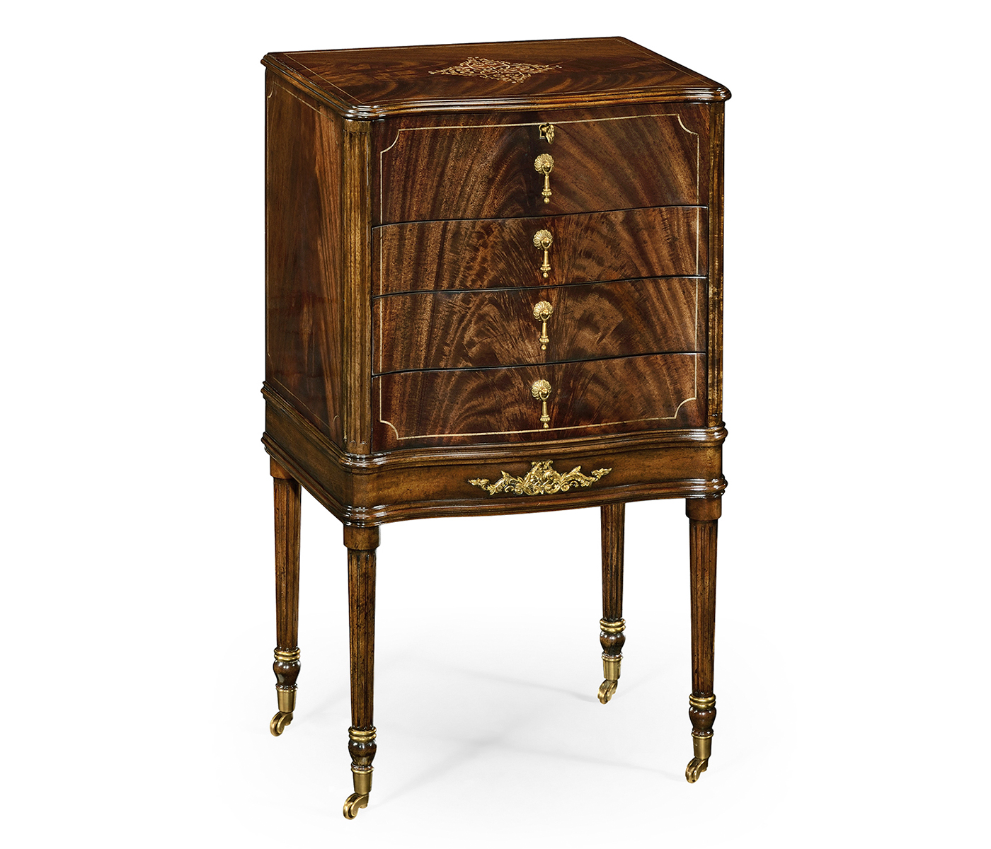 Mahogany Jewellery Collectors Cabinet