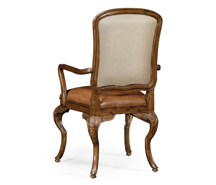 Duchess Burr Walnut Arm Chair