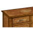 Burl & mother of pearl tall chest of drawers