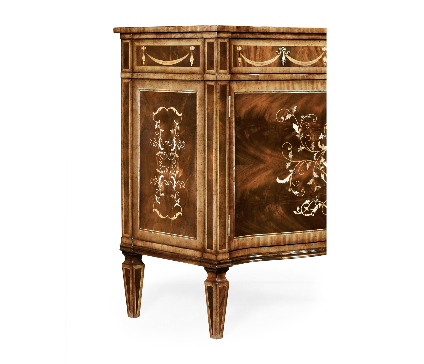 Small Mahogany & Mother of Pearl Side Cabinet