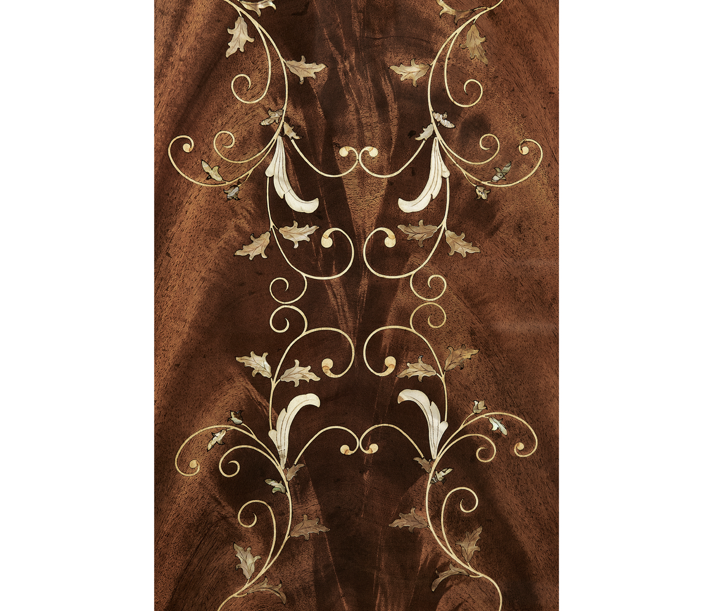 Large side cabinet with fine MOP & marquetry inlay