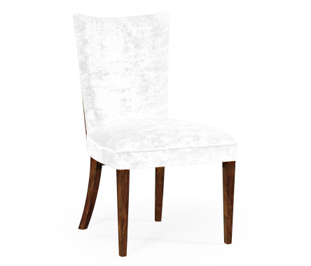 Biedermeier Style Dining Side Chair with Fine Mop & Marquetry Inlay