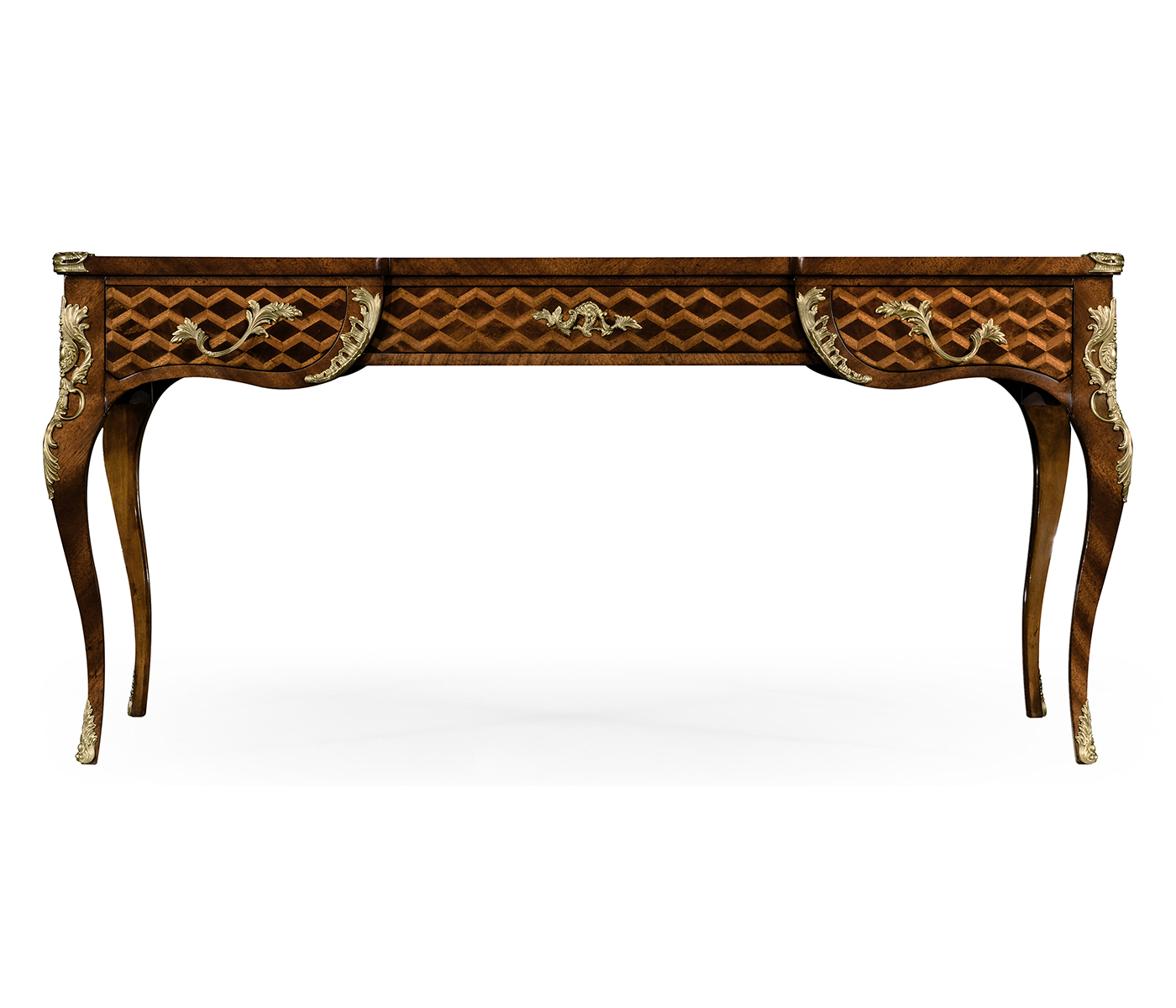 Mahogany bureau with fine MOP & marquetry inlay